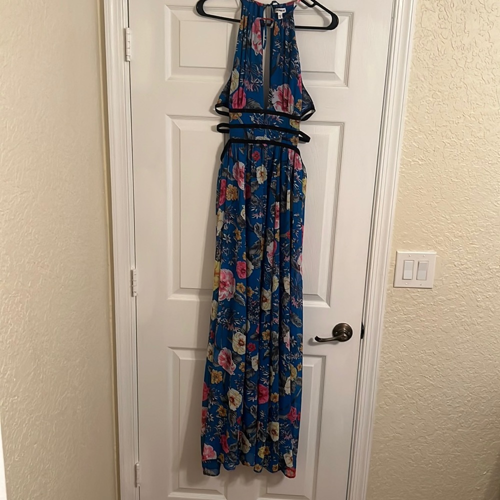 Express cutout plunge Maxi dress